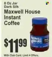 Key Food Maxwell House instant coffee offer