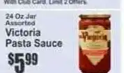 Key Food Victoria pasta sauce offer