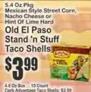 Key Food Old El Paso Stand 'n Stuff Taco Shells offer