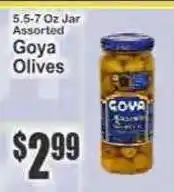 Key Food Goya olives offer