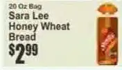 Key Food Sara Lee Honey Wheat Bread offer