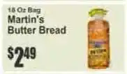Key Food Martin's butter bread offer