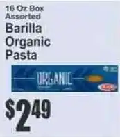 Key Food Barilla organic pasta offer