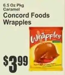 Key Food Concord Foods Wrapples offer