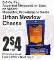 Key Food Urban Meadow Cheese offer