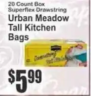 Key Food Urban Meadow Tall Kitchen Bags offer