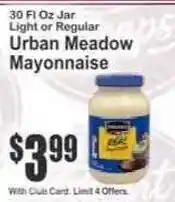 Key Food Urban Meadow Mayonnaise offer