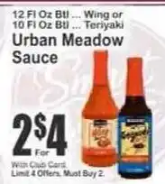 Key Food Urban Meadow Sauce offer
