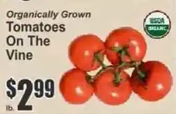 Key Food Organically Grown Tomatoes On The Vine offer