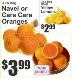 Key Food Navel or Cara Cara Oranges offer