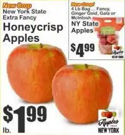 Key Food New Crop New York State Extra Fancy Honeycrisp Apples offer