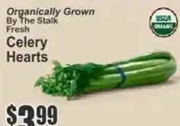 Key Food Organically Grown By The Stalk Fresh Celery Hearts offer