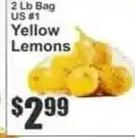 Key Food Yellow Lemons offer