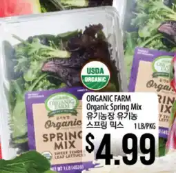 Hmart ORGANIC FARM Organic Spring Mix offer