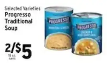 Progresso traditional soup