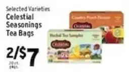 Associated Celestial Seasonings tea bags offer