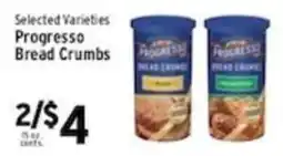 Associated Progresso bread crumbs offer
