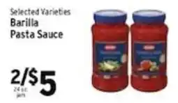 Associated Barilla pasta sauce offer