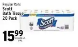 Associated Scott bath tissue offer