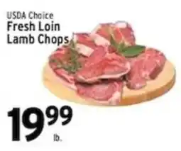 Associated Usda Choice Fresh Loin Lamb Chops offer