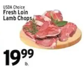 Associated Usda Choice Fresh Loin Lamb Chops offer