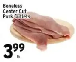 Associated Boneless center cut pork cutlets offer
