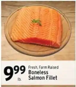 Associated Fresh Farm Raised Boneless Salmon Fillet offer