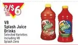 Met Foodmarkets V8 Splash Juice Drinks offer