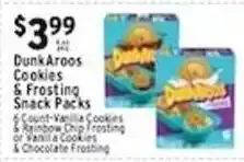 Met Foodmarkets Dunkaroos Cookies & Frosting Snack Packs offer