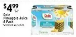 Met Foodmarkets Dole Pineapple Juice offer