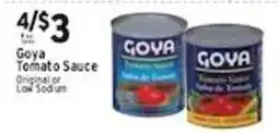 Met Foodmarkets Goya tomato sauce offer