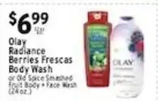 Met Foodmarkets Olay Radiance Berries Frescas Body Wash offer
