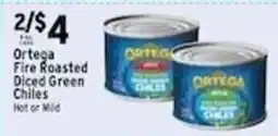 Met Foodmarkets Ortega fire roasted diced green chiles offer