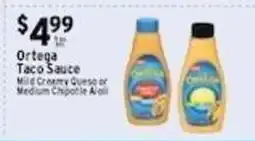 Met Foodmarkets Ortega Taco Sauce offer