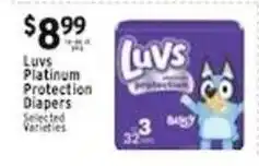 Met Foodmarkets Luvs Platinum Protection Diapers offer