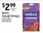 Met Foodmarkets Halls Cough Drops offer