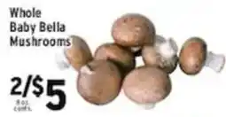 Associated Whole Baby Bella Mushrooms offer
