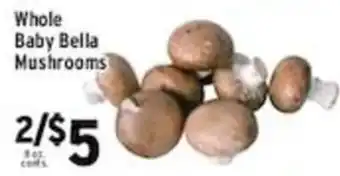 Whole Baby Bella Mushrooms