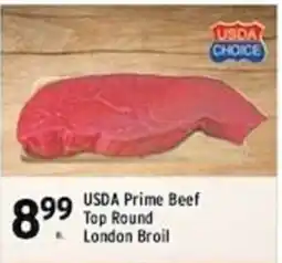 Associated Usda prime beef top round london broil offer
