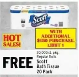 Associated Scott Bath Tissue offer