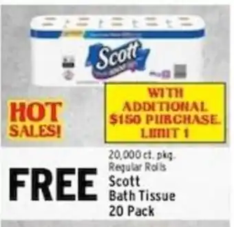 Associated Scott Bath Tissue offer