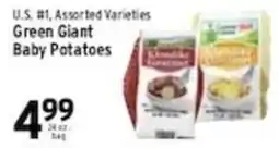 Associated Green Giant baby potatoes offer