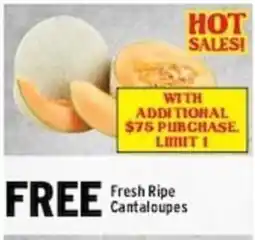 Associated Fresh Ripe Cantaloupes offer