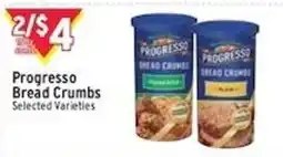 Met Foodmarkets Progresso bread crumbs offer