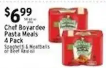 Met Foodmarkets Chef Boyardee pasta meals offer