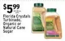 Met Foodmarkets Florida Crystals Turbinado, Organic or Natural Cane Sugar offer