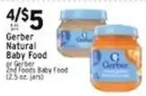 Met Foodmarkets Gerber natural baby food offer