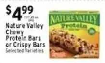 Met Foodmarkets Nature Valley Chewy Protein Bars or Crispy Bars offer