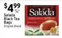 Met Foodmarkets Salada black tea bags offer