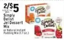 Met Foodmarkets Simply Delish Jel Dessert Mix offer